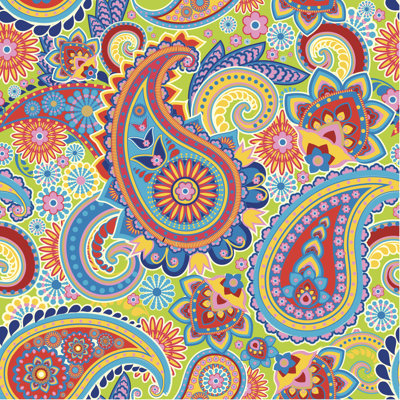 Paisley by AlfaOlga - Wrapped Canvas Print