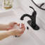Robinet pour salle de bain à poignée simple avec drain-95166386