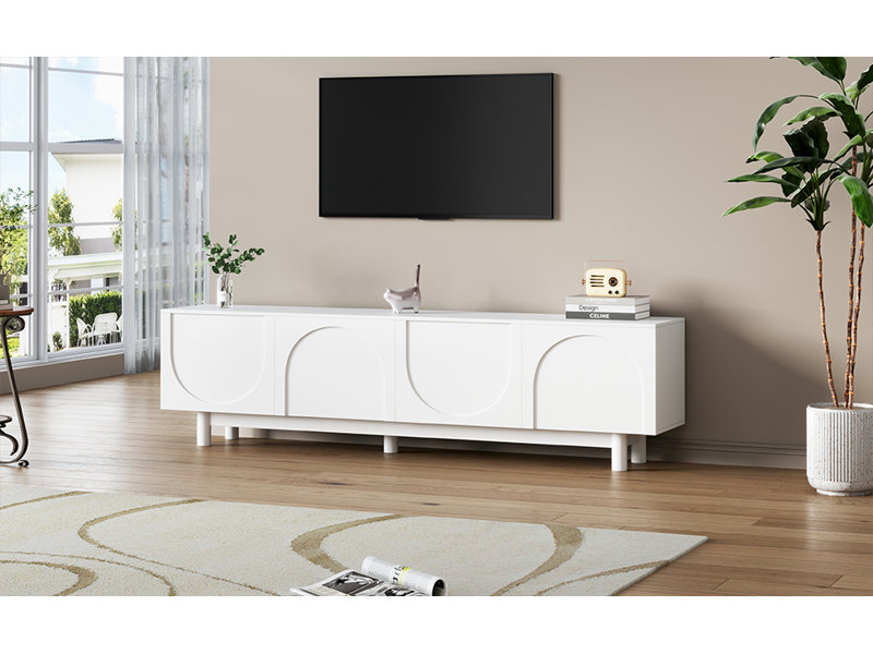 Deshawna 70.8'' Console Table, White