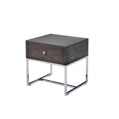 Indoor Small Table, Accent End Table, Rectangular Side Table