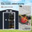 Durable Steel Storage Shed, Modern Design For Outdoor Organization