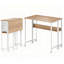 Bureau d'ordinateur avec pieds en métal pour le bureau à domicile | Idée de cadeau-848403442