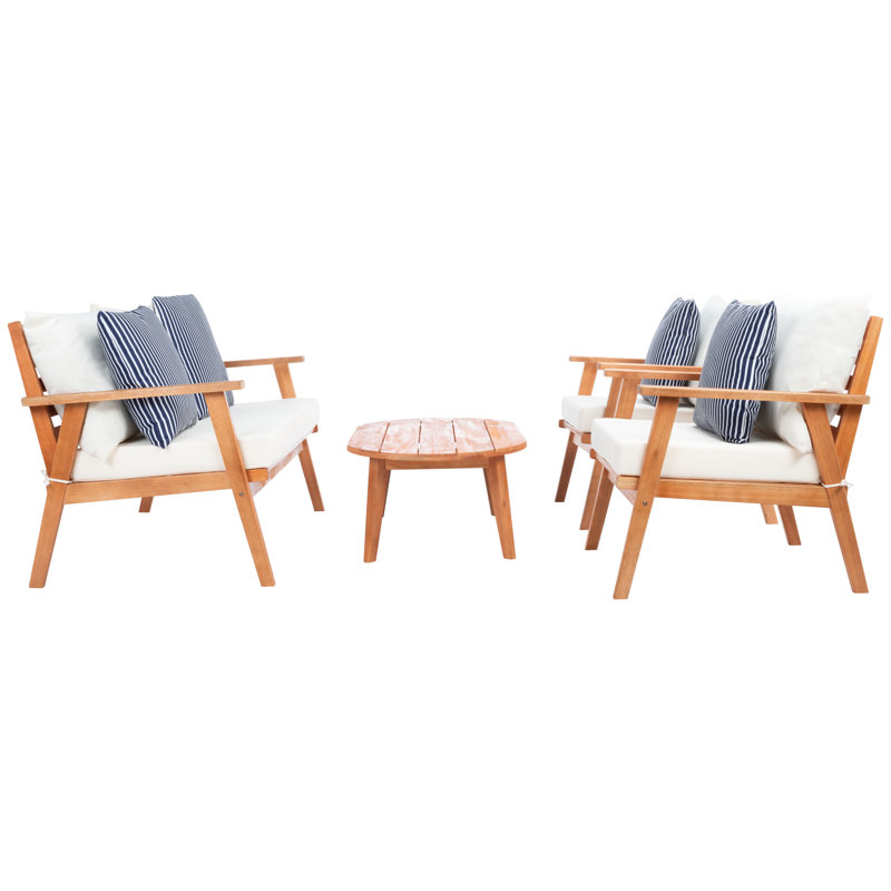 Acacia 4 - Person Patio Conversation Set with Cushions
