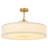 Aurelia 6-Light 24" Fabric Drum Semi Flush Mount Ceiling Light