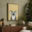 Gentle Koala Modern - Wrapped Canvas-538934812-538934815