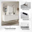 Ensemble de meuble-lavabo blanc double