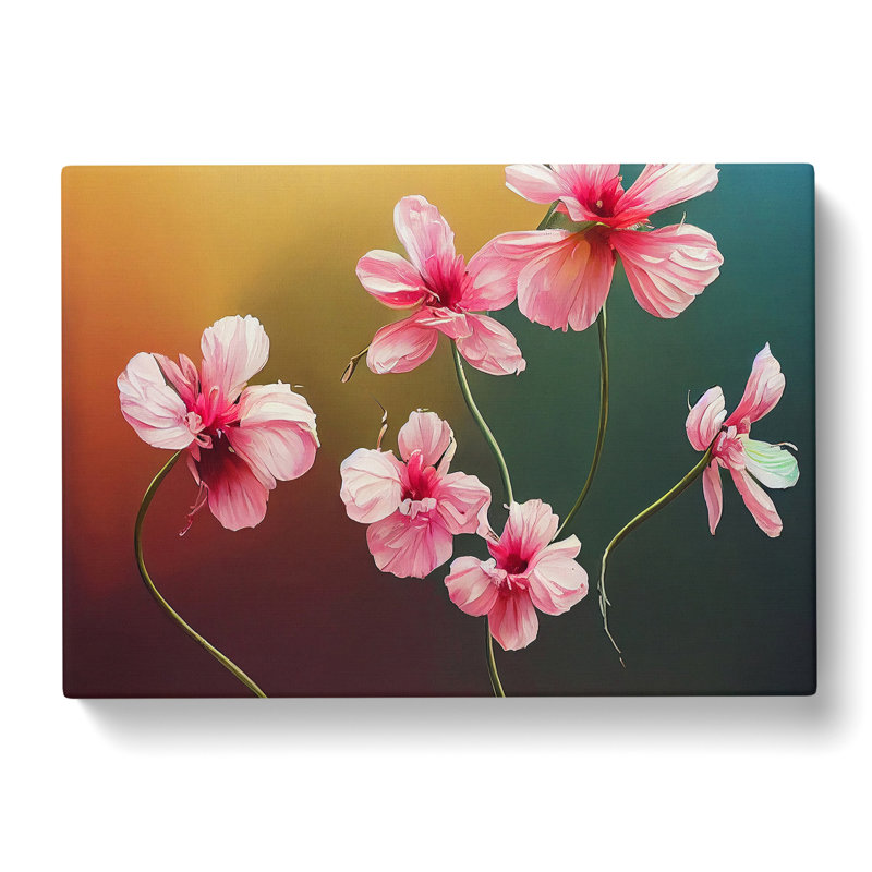 Sweet Flowers - Wrapped Canvas, 50cm H x 76cm W x 3cm D