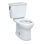 Drake® 1.28 GPF Round Two-Piece Toilet with Tornado Flush (Seat Not Included)