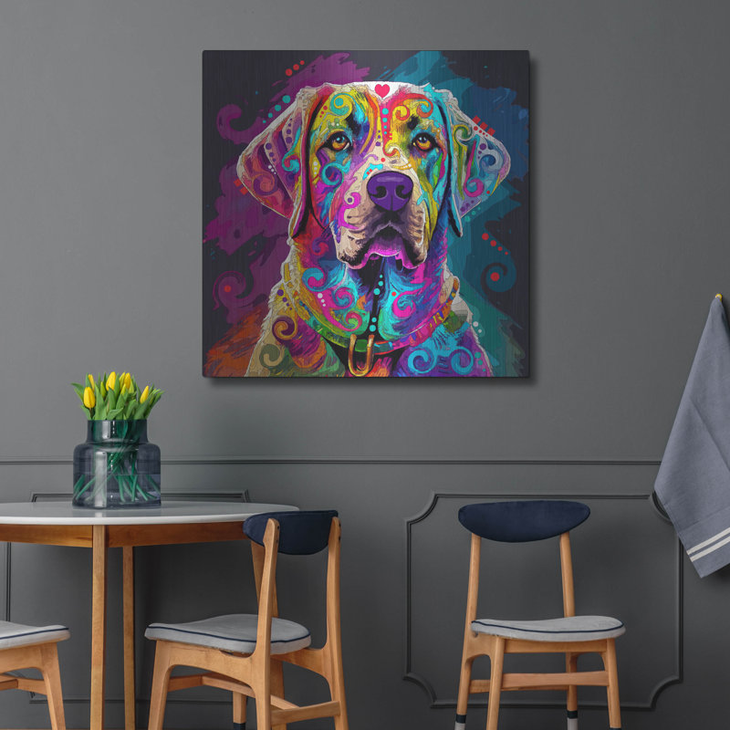 «Lab» par Dean Russo, H 36 po x l 36 po