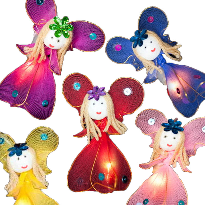Juanes LED Princess Fairies String Light, Rainbow Fairies