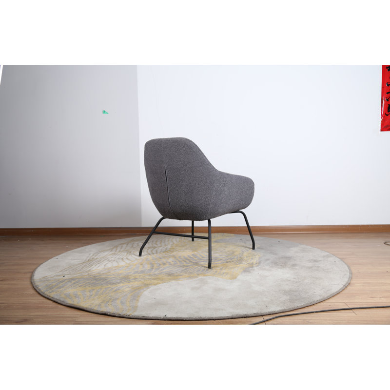 Upholstered Armchair, Grey