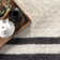 Striped Wool Machine Washable Area Rug