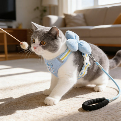 Gilet ajustable pour animal de compagnie, jaune