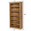 Bibliothèque 70,9 "en bois de sapin massif, bibliothèque rustique ouverte à 6 niveaux