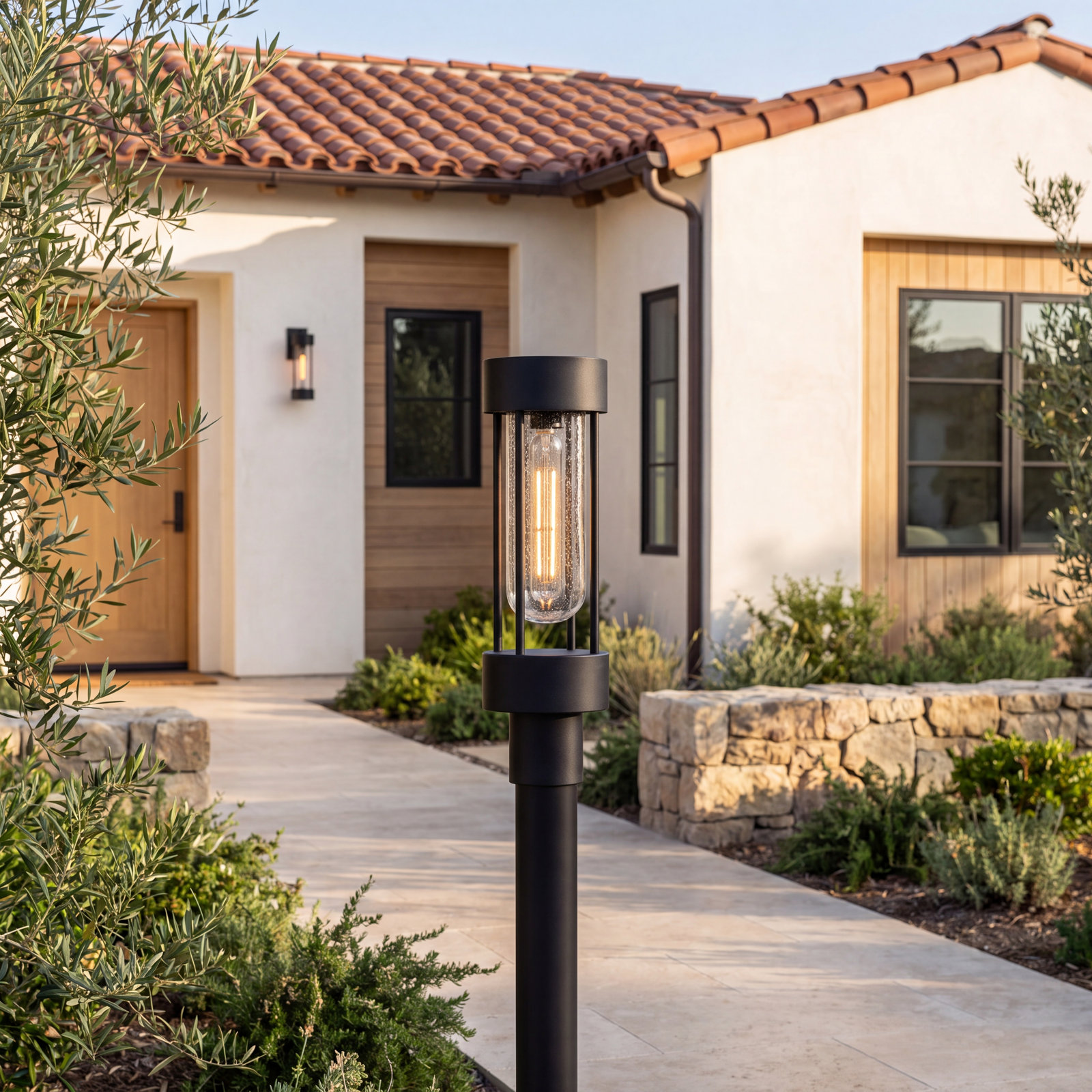 Zev Seeded Aluminum Outdoor Lantern Head