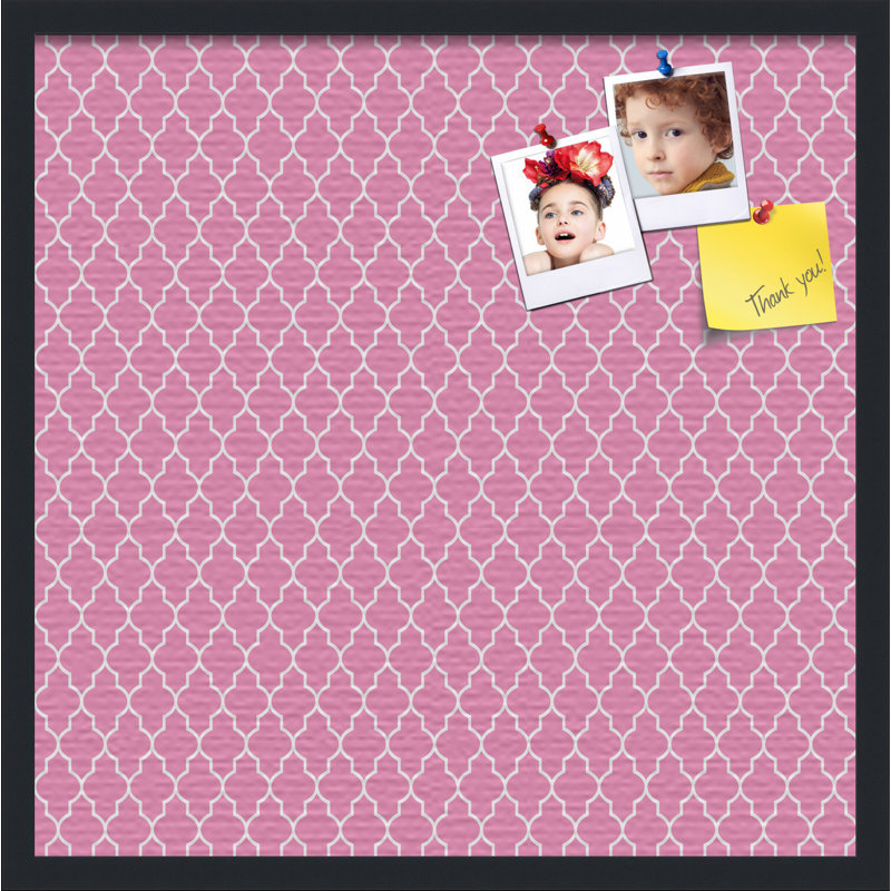 Babillard Pin Cork Pinpix, Rose, 24 po x 24 po