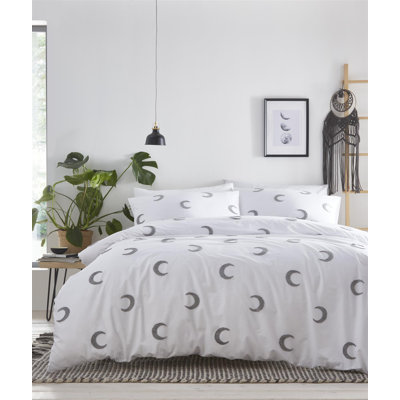 Endijs Polyester No Pattern Duvet Cover Set with Pillowcases