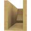 Queue de chevron Alpine Woodgrain TimberThane, brun clair apprêté-88141184