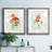 " Linen Geranium " 2 - Pieces