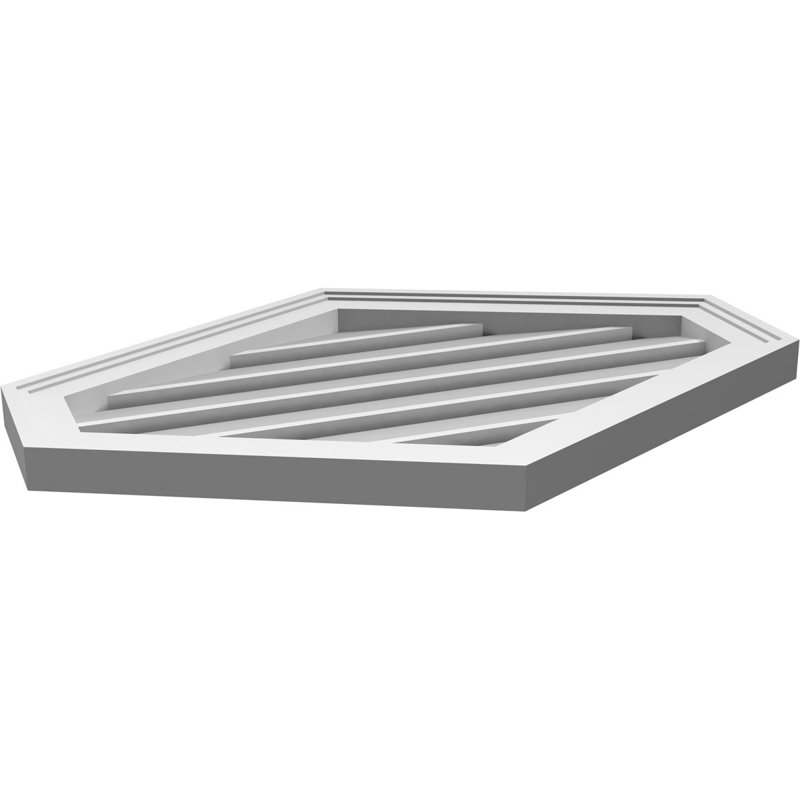 Pente verticale verticale en uréthane 6 pi, 20" H x 28" W x 1.5" D