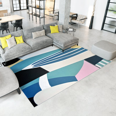 Tapis rectangulaire Dree avec envers antidérapant