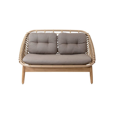 Strington 2-Seater Sofa W/Teak Frame