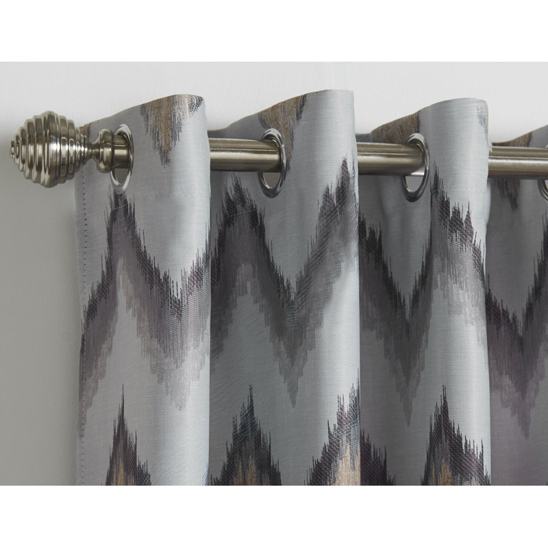 Fulgham Eyelet Room Darkening Curtains, Ochre, 229 W x 274 D cm