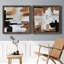 Plateau de montagne - ensemble de 2 peintures sur toile encadrées-2094110384-2094110386