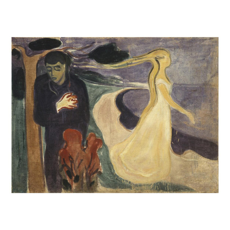 Séparation par Edvard Munch - estampe numérique, H 16 po x l 20 po