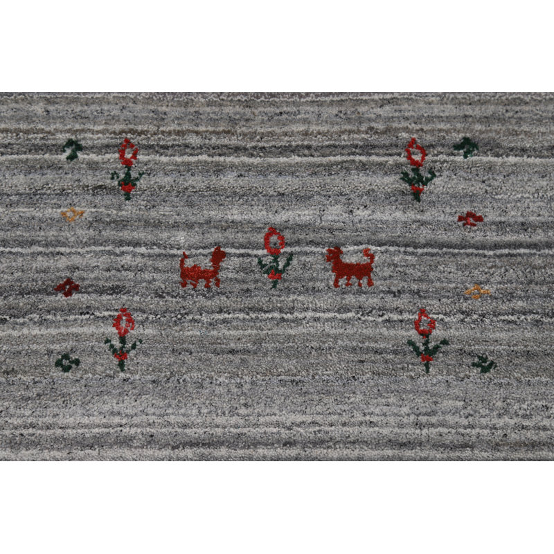Handmade Gabbeh Oriental Area Rug