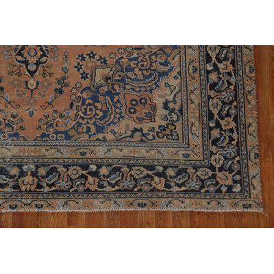 Anailah One-of-a-Kind 7'6" X 10'6" 1970s Wool Area Rug in Coral