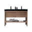Meuble-lavabo double en contreplaqué de chêne naturel Ariane-35980474