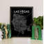«Las Vegas City Map», reproduction d'impression sur affiche-31735241