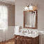 Éclairage pour meuble-lavabo de salle de bain 2 lumières Falbo en laiton chaud-1323807828-1340019410-1323807824
