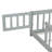 Twin Floor Bed Grey Rubber Wood Fence Door Safety-290653703-290653701