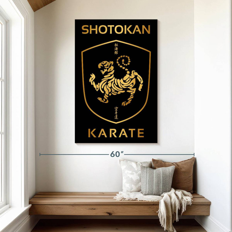 Bouclier Kema Gold Shotokan, H 48 po x l 32 po