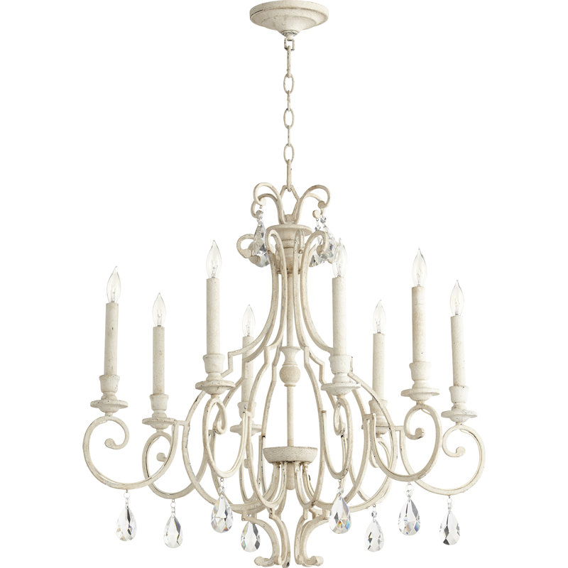 Richason 8 - Light Empire Chandelier, Persian White