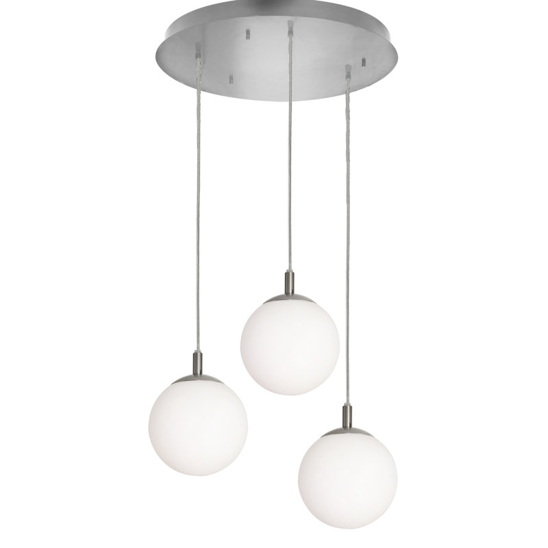 Altia 3 - Light Cluster Pendant, Satin Nickel