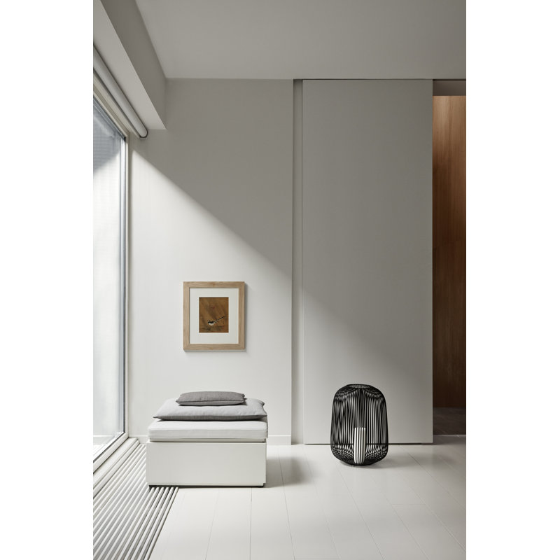 Elegant Shadows Black Powder-Coated Steel Hanging Lantern