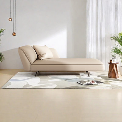 Fauteuil inclinable léger en similicuir luxueux