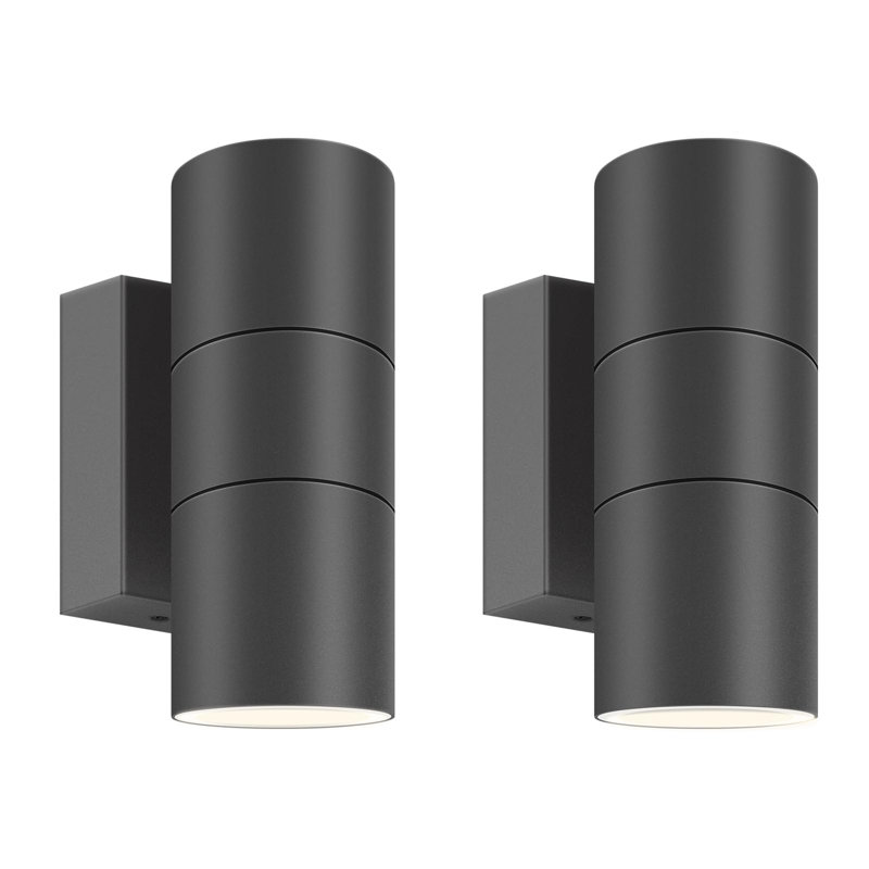 Grey 16.5cm H Outdoor Sconce