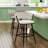 Upholstered Counter & Bar Stool With Metal Frame (Set Of 2)-1677991223-1677991217