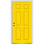Porte extérieure simple en acier à 6 panneaux peints-98953329-98953330-98953334