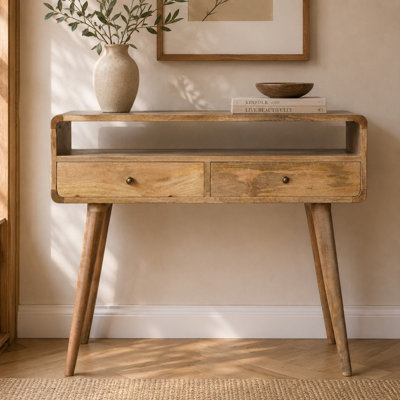 Addison 92cm Solid Wood Console Table