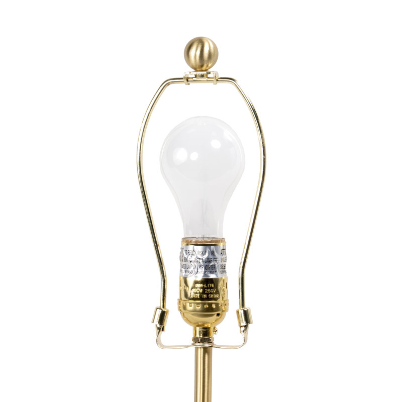Lampe de table en cristal transparent 17 po