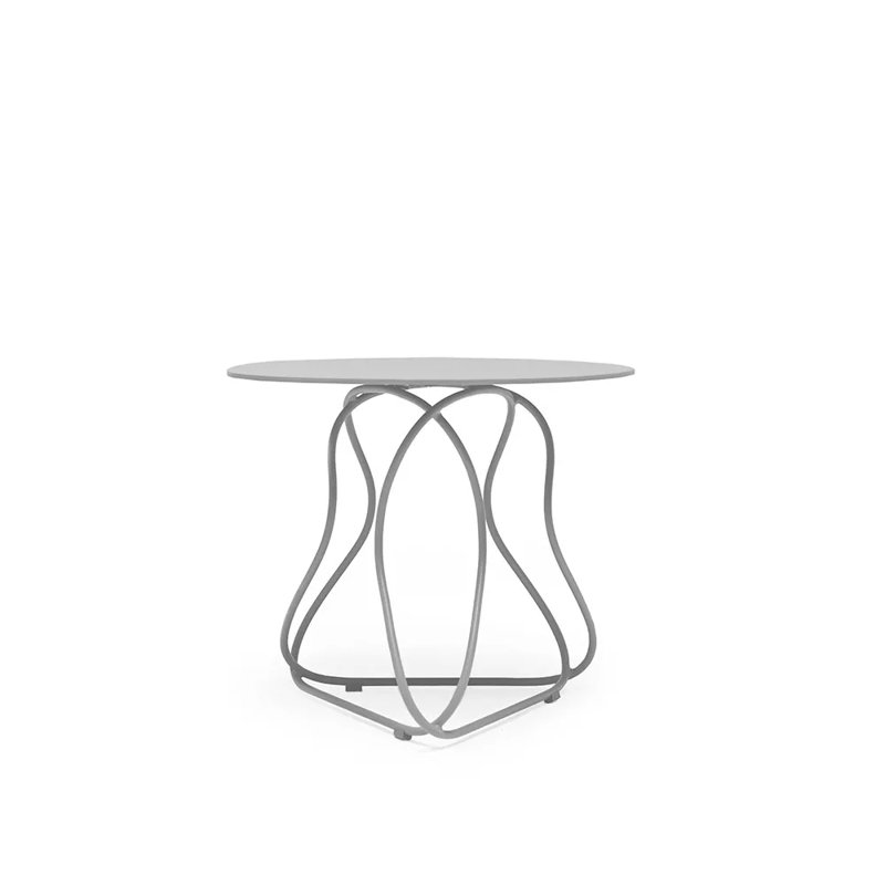 Trame Outdoor Side Table, Dolphin Gray