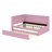 Upholstered Platform Bed With USB Ports And LED Belt, With Trundle-1494396158