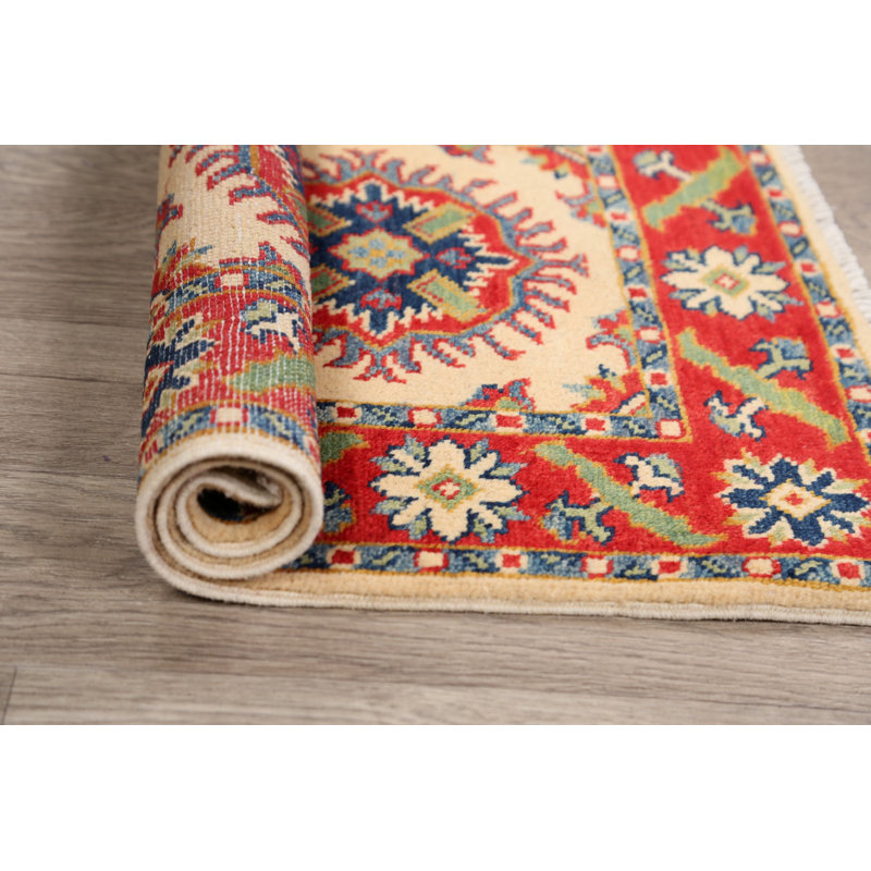 One-of-a-Kind 2'1" X 2'11" Wool Area Rug in Ivory