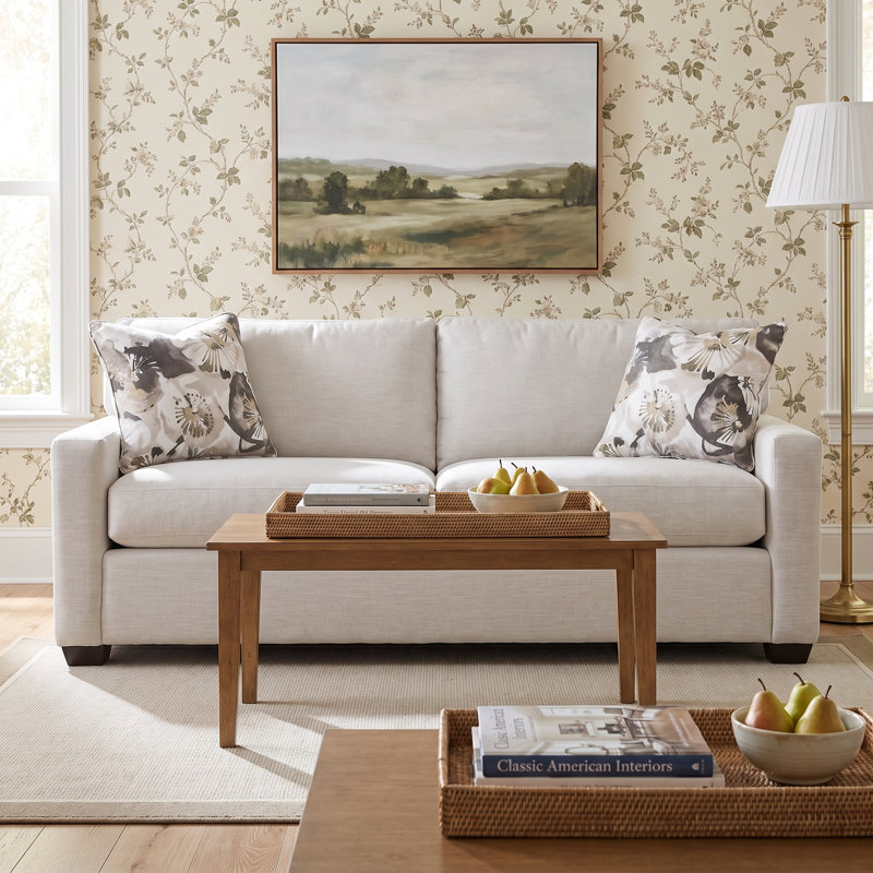 Gramercy Park Sofa, Beige Solid;0863-93, Java