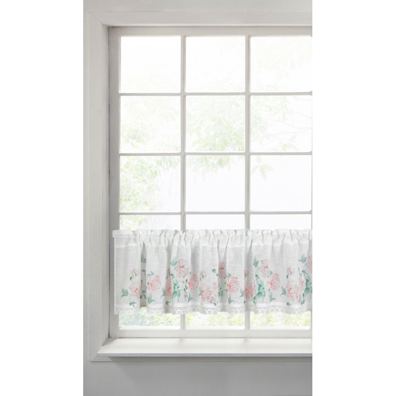Penwortham Floral Cafe Curtain, 30cm H x 150cm W